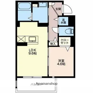 ウィステリア上袋【1階】の間取り