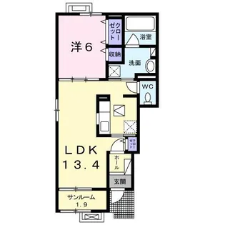 スマイル ベスト【1階】の間取り