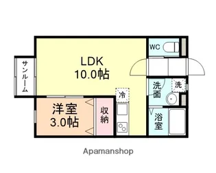 GRACE SQUARE Ⅰ【1階】の間取り