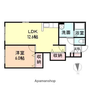 メゾン・ファミーユⅡB【101号室】の間取り