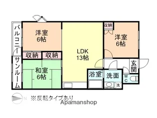 メゾンドプリミエール【2階】の間取り