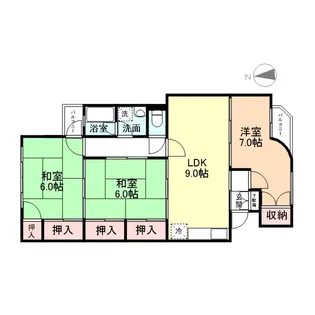 サンローラン248【1階】の間取り