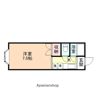 レジデンス栗山【2階】の間取り