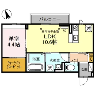 イルグラン フルール【3階】の間取り