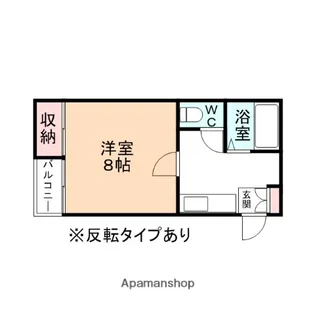 サンシャイン呉羽B棟【1階】の間取り