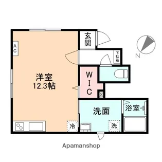 ファーストヒルズⅢ【101号室】の間取り