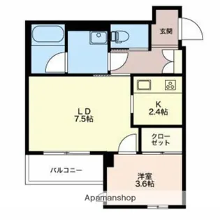 CHARDON【1階】の間取り