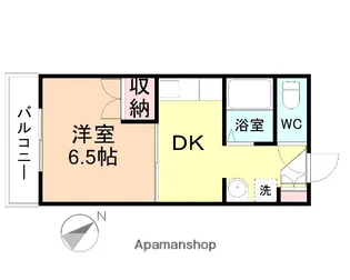 レブェール【107号室】の間取り