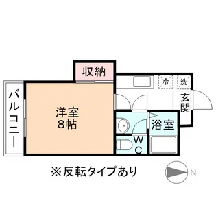 エブリークレハⅠ【3階】の間取り