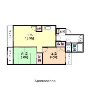 インペリアルハイツ【1階】の間取り