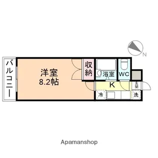 ポルタ五福 A棟【305号室】の間取り