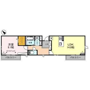 ドエル24【2階】の間取り