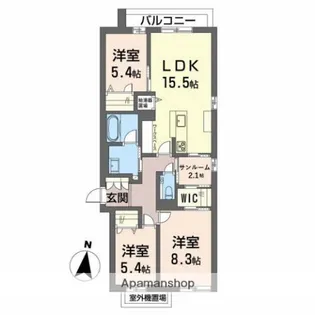 アルタ・クオリタ【2階】の間取り