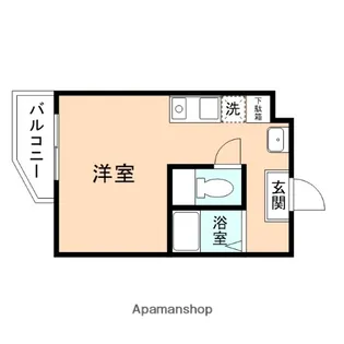 ベンベデール Ⅱ【116号室】の間取り