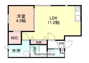 リフージョ粟島【2階】の間取り
