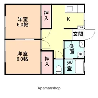コーポ平井【2階】の間取り