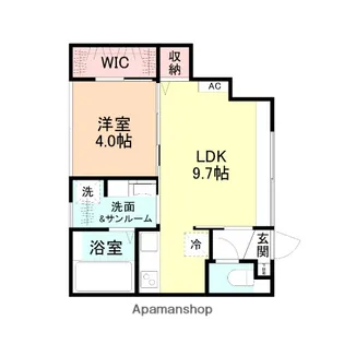 INTEGRAL下赤江【1階】の間取り