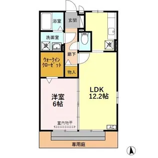 グランモア【1階】の間取り