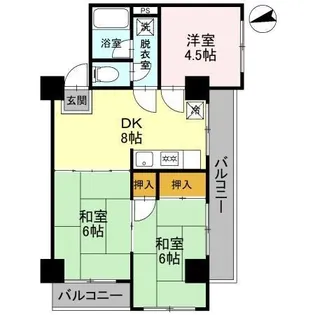 メゾンひまわり【5階】の間取り