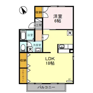 トップイン新庄 A【2階】の間取り