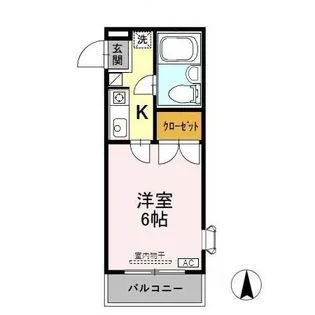 ハイツポエム【1階】の間取り