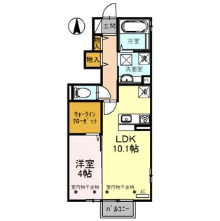 GRAND DONNER(グラン ドゥネ)【1階】の間取り