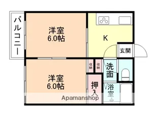 フォーブル山室【2階】の間取り