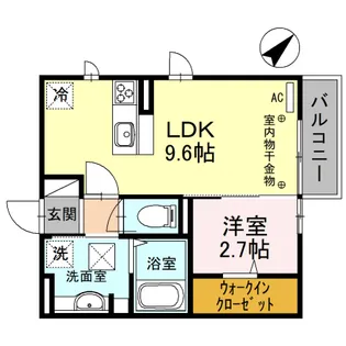 アネーロ【1階】の間取り