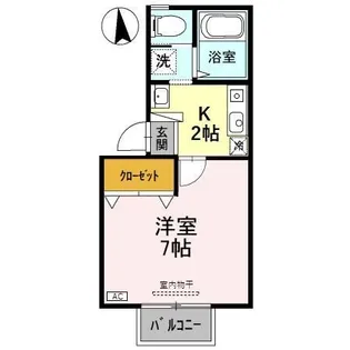 コーポトゥインクル【1階】の間取り