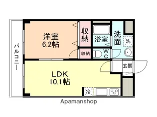 センチュリー山室【1階】の間取り