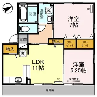 グランド スワード【1階】の間取り