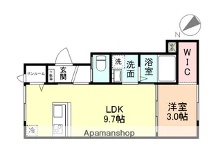FELICE久方Ⅰ【1階】の間取り