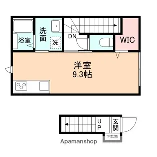 EDGEMOMENT富岡【2階】の間取り