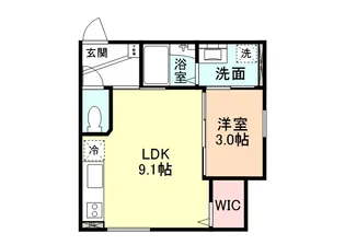 INTEGRAL SORATO【2階】の間取り