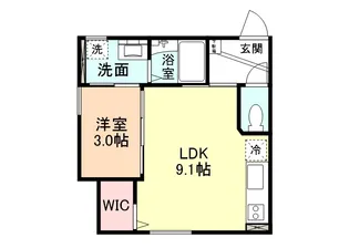 INTEGRAL SORATO【2階】の間取り