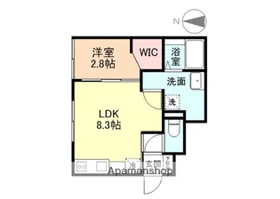 VIOLET星井町【1階】の間取り