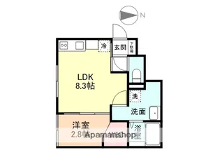 VIOLET星井町【1階】の間取り