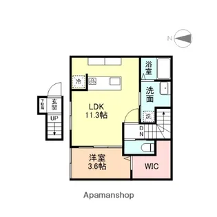 VIOLET星井町【2階】の間取り