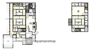 富山県富山市蓮町5丁目【一戸建】の間取り