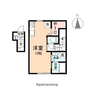 EDGEMOMENT婦中【2階】の間取り