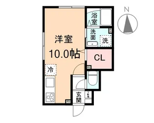 EDGEMOMENT婦中【1階】の間取り