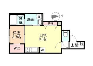 JEUNESSE【2階】の間取り