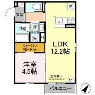 DーGRANDE下轡田 W【1階】の間取り