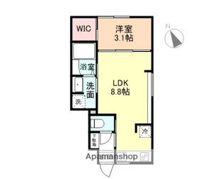 LUMIA 02【101号室】の間取り