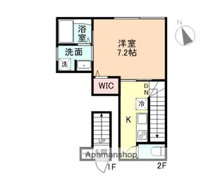 LUMIA 02【205号室】の間取り