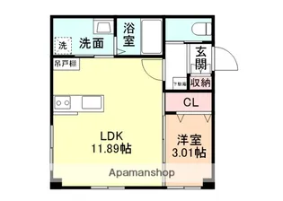 LULU KOSUGI【1階】の間取り