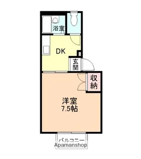 プレジール大観【1階】の間取り