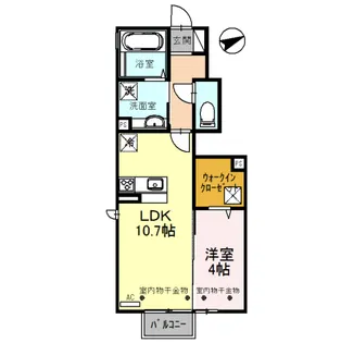 D.GRACE(ディ.グレイス)【1階】の間取り