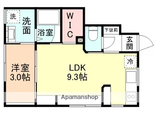 富山市向新庄町4丁目アパートB棟【101号室】の間取り
