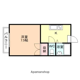セフィーラ寺町【101号室】の間取り